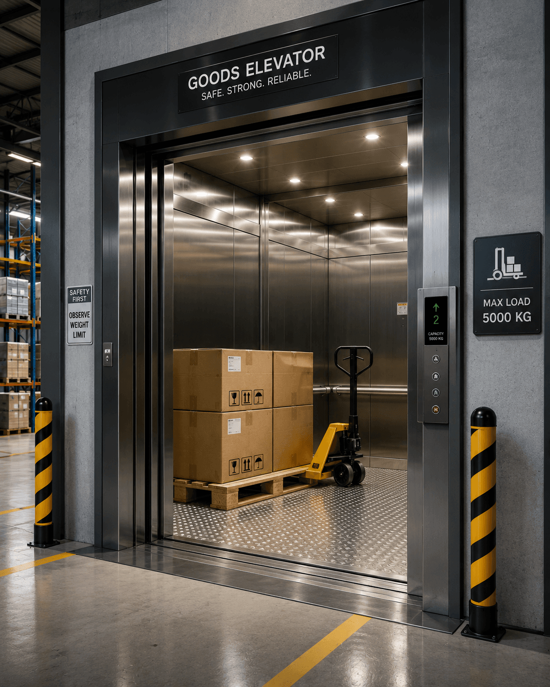 Goods Elevator — heavy-duty performance for industrial needs — Asco Elevator Chennai, Tamil Nadu