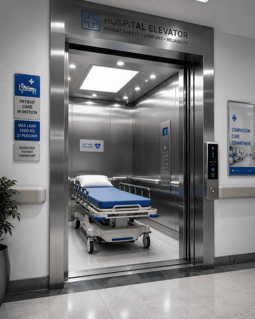 Hospital Stretcher Elevator