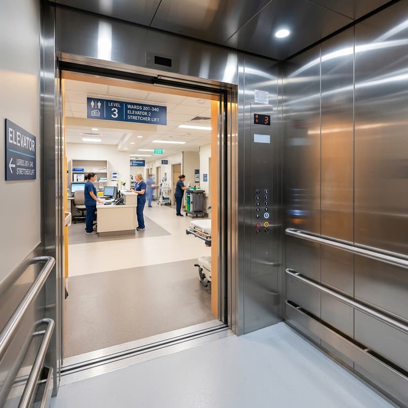 Modern Hospital Elevator